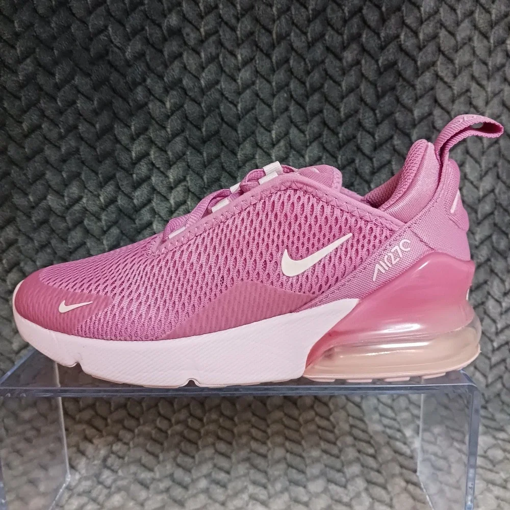 Nike Air Max 270 Pink Foam PS Walking Running Sneakers Shoes Size 1.5Y